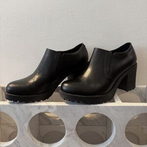 Vagabond Black Leather Heels, Women's EU 38/US 8